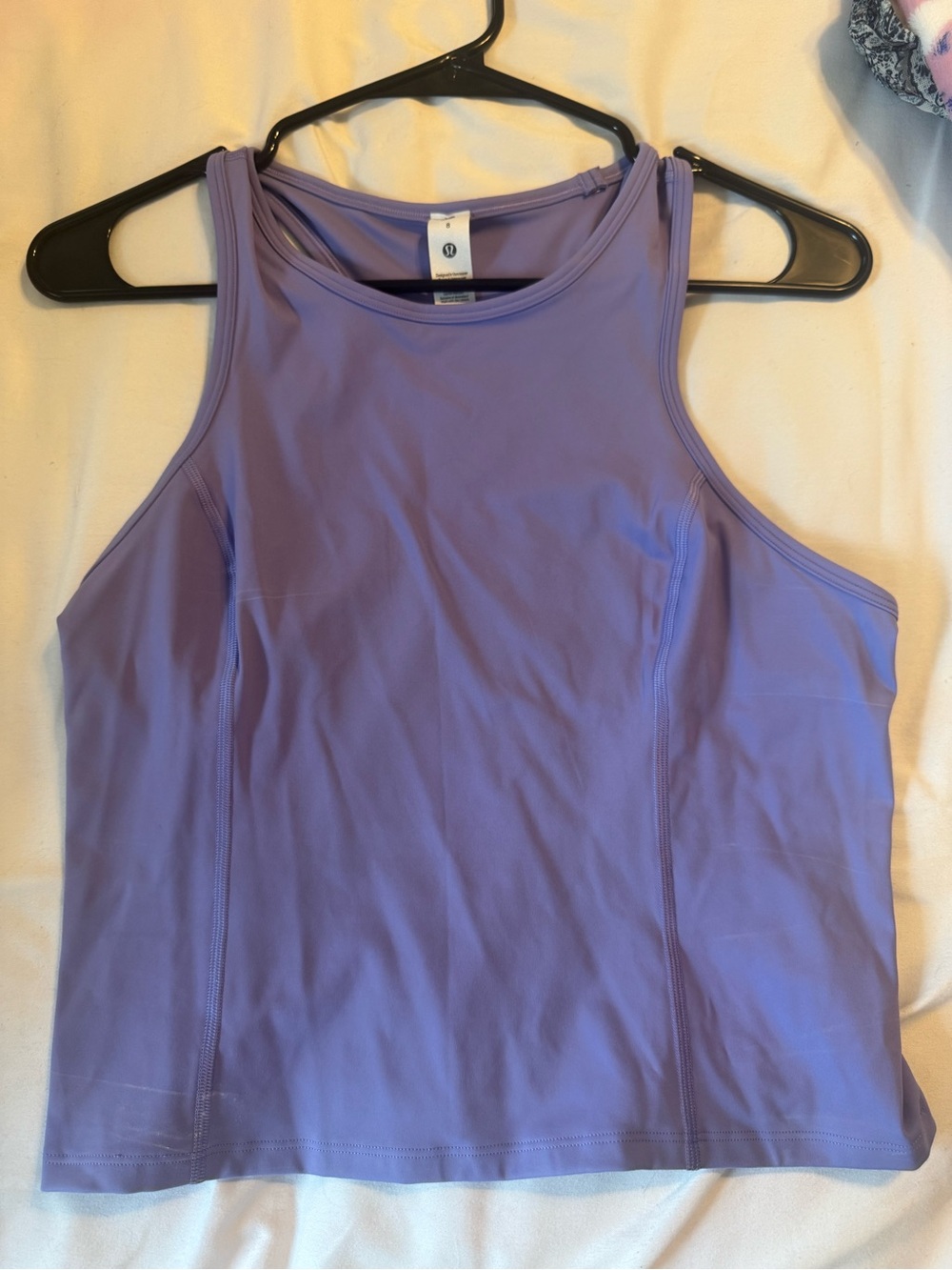 Lululemon Nulux Racerback Cropped Run Tank